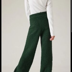 Athleta Dark Green Wide Leg Pants